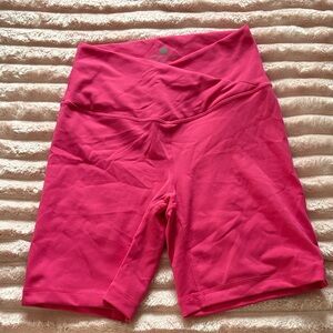 Yogalicious Women's Fuchsia Bike Shorts